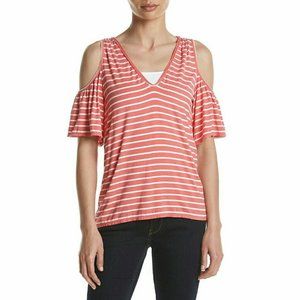 COPY - Max Studio Cold Shoulder Top Blouse